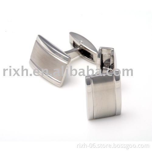 men's metal titanium innovative cufflinks